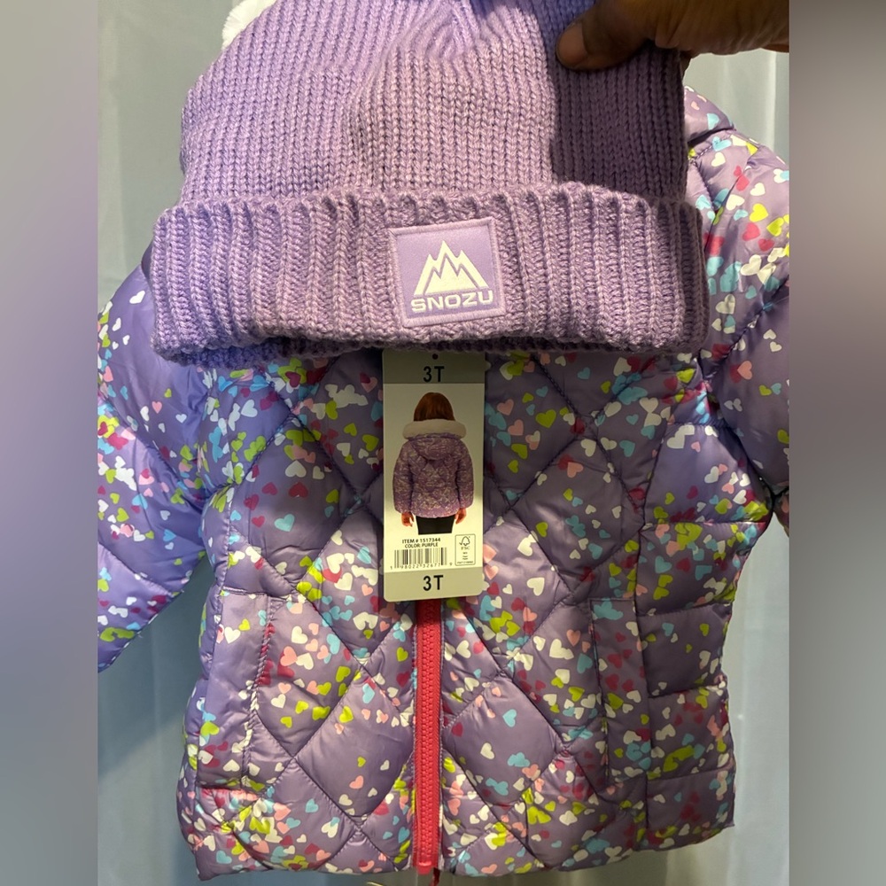 Snozu Lavender Jacket and Hat Set